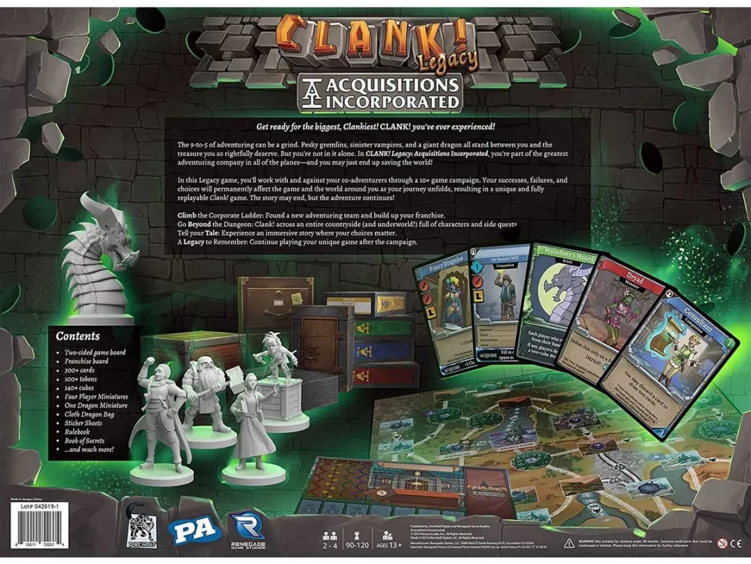 Renegade Games Clank! Legacy Acquisitions Incorporated - Bordspel met 10+ scenario's