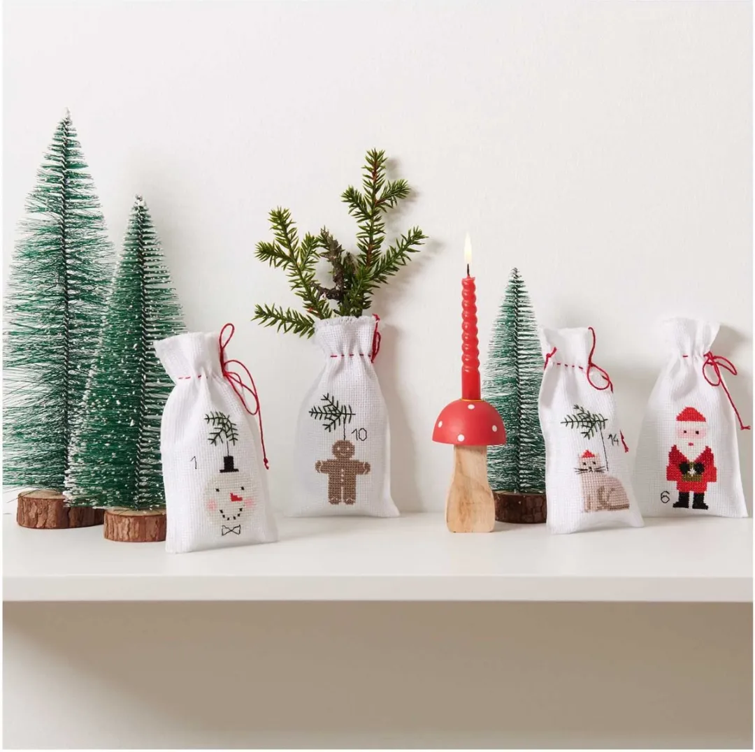 Rico Design Adventskalender Borduurpakket 100077