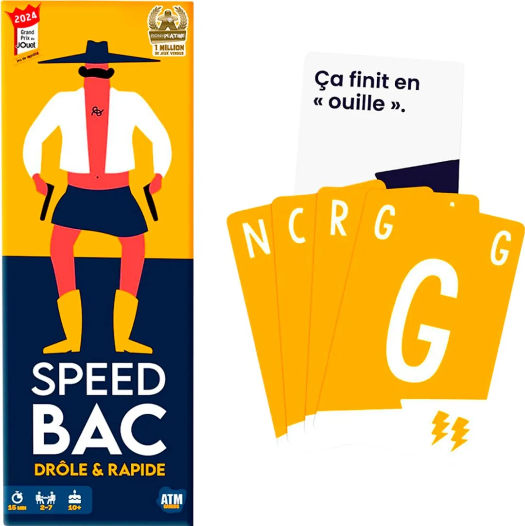 Geronimo Games Speed Bac Party Spel - 2-7 Spelers