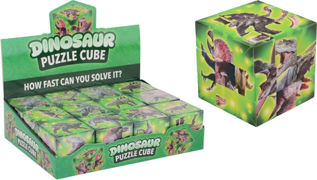 Johntoy Dinosaurus Puzzelkubus