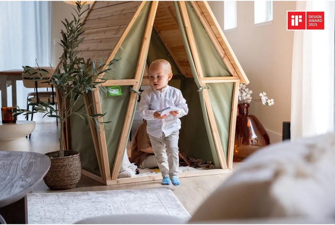EXIT Toys Yuki 100 Speelhuis - Naturel/Groen