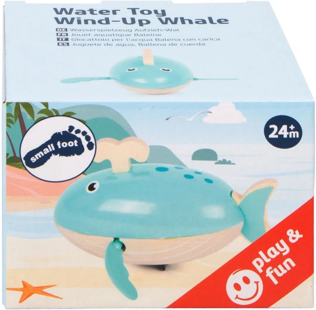 Small Foot Houten Walvis Opwindbaar Blauw