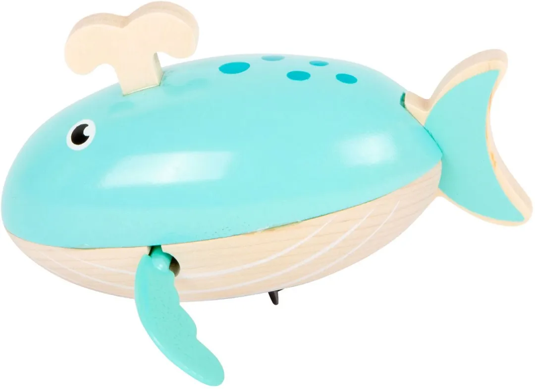 Small Foot Houten Walvis Opwindbaar Blauw