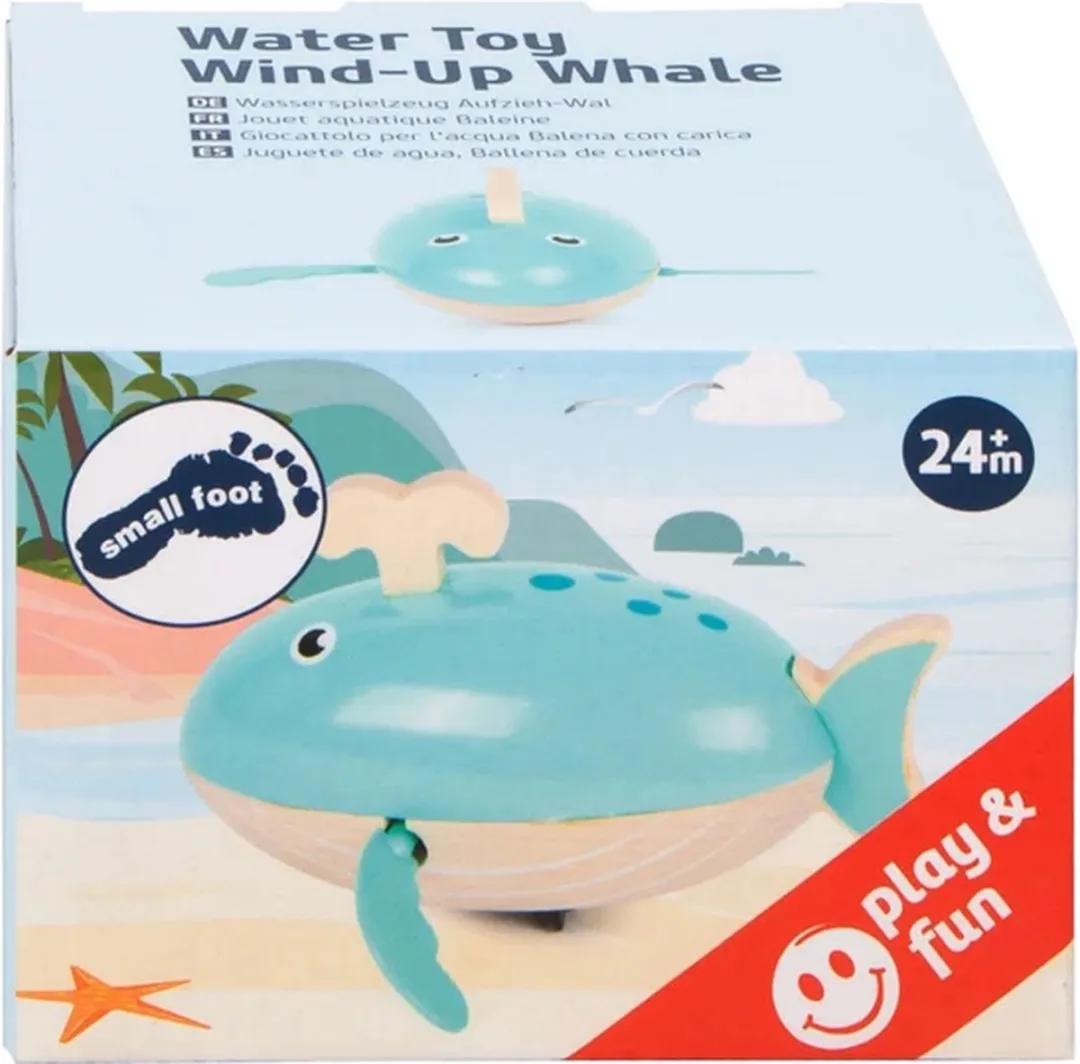 Small Foot Houten Walvis Opwindbaar Blauw - afbeelding 6 van 6