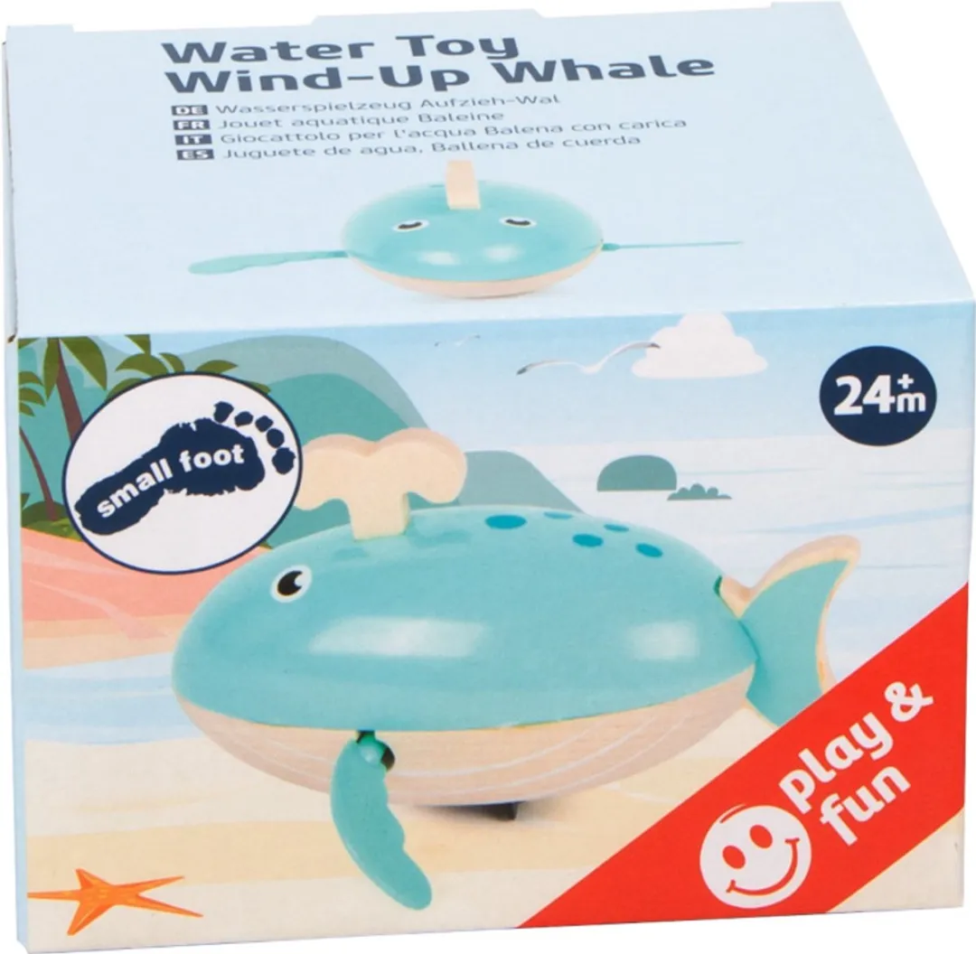 Small Foot Houten Walvis Opwindbaar Blauw
