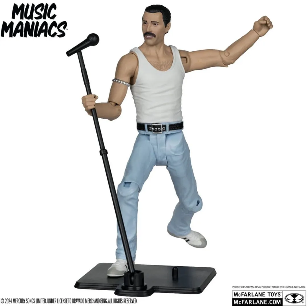 McFarlane Toys Music Maniacs Freddy Mercury Action Figuur 15cm - Multi