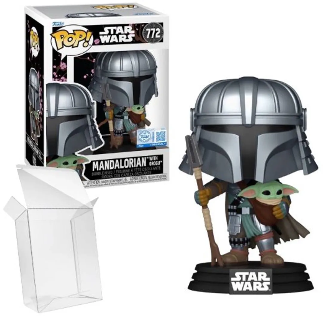 Funko Pop! Star Wars Mandalorian Impressions #772 Special Edition - Bruin/Grijs/Groen