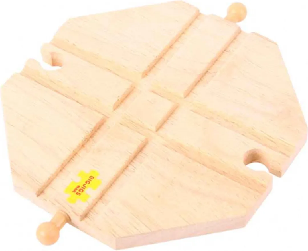 BIGJIGS Rail Houten Trein Wissel BJT105 - Multi
