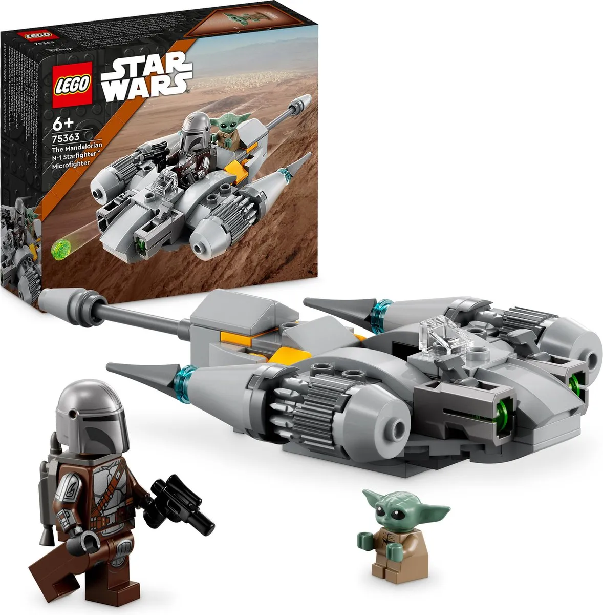 LEGO Star Wars N-1 Starfighter Microfighter 75363 - 88 Stukken