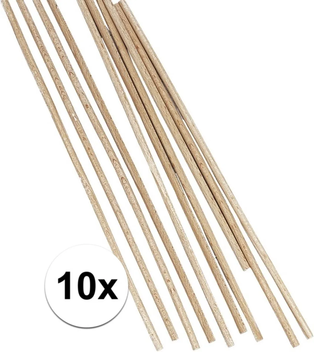 Rayher Knutselstokjes 10 Stuks - 25x0,5cm - Natuurlijk