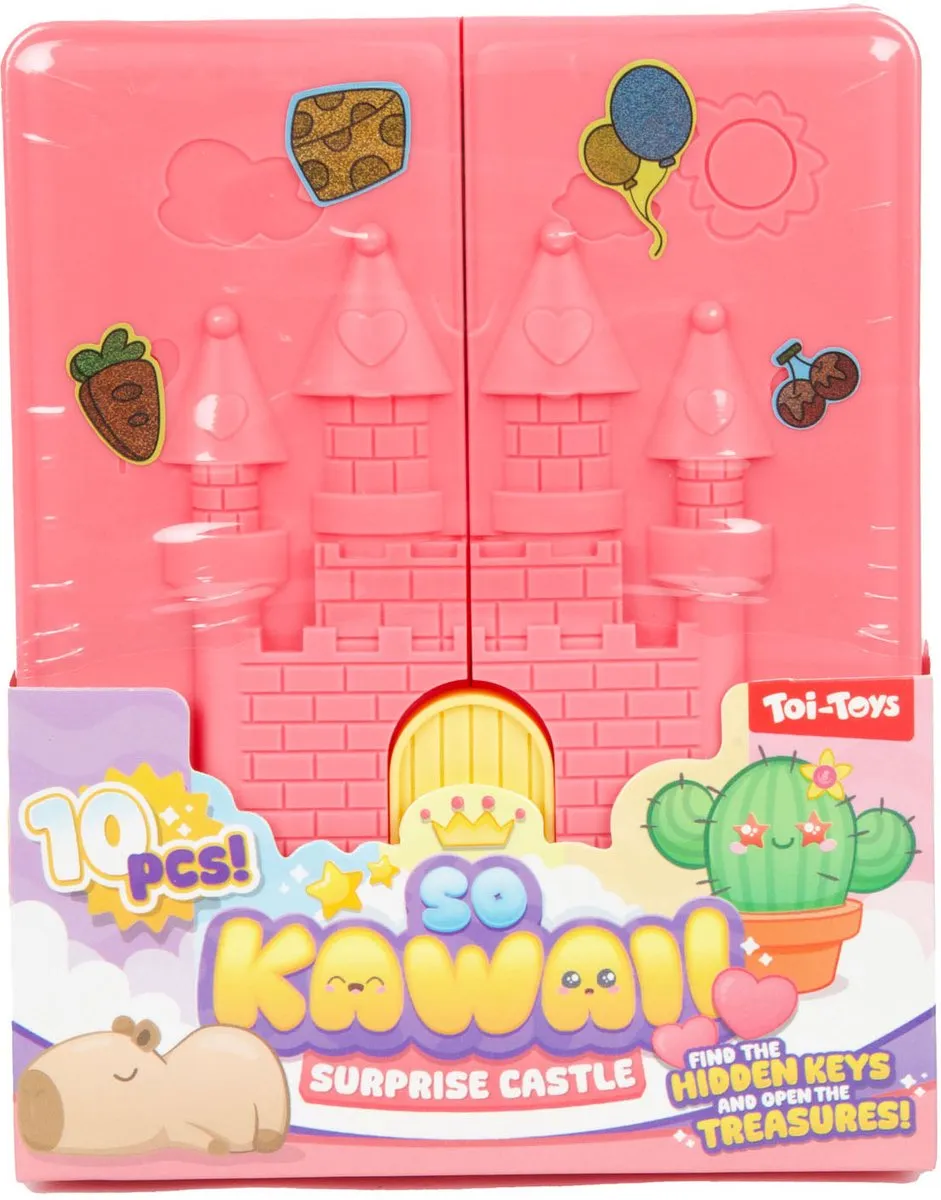 Toi-Toys So Kawaii Ketting & Kralen Verrassingskasteel - 10-delig - Multicolor