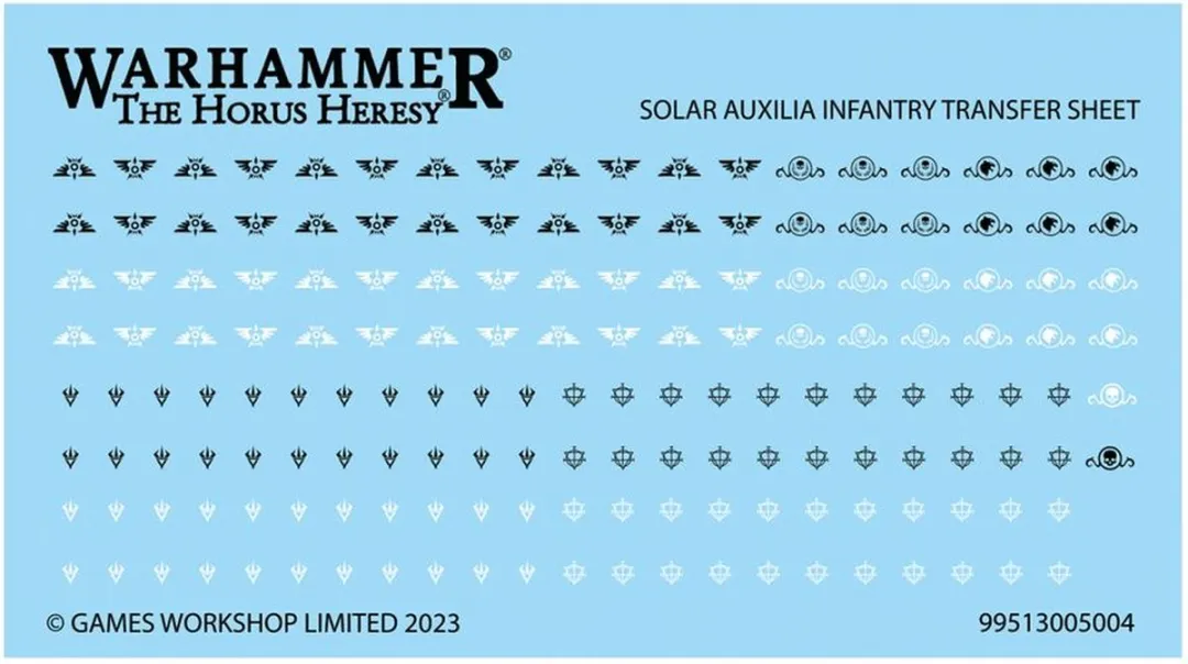 Horus Heresy: Solar Auxilia Tactical Command Section