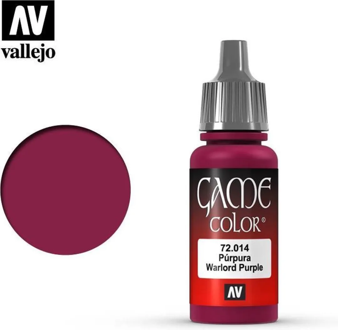 Vallejo Game Color Warlord Purple Acrylverf 18ml