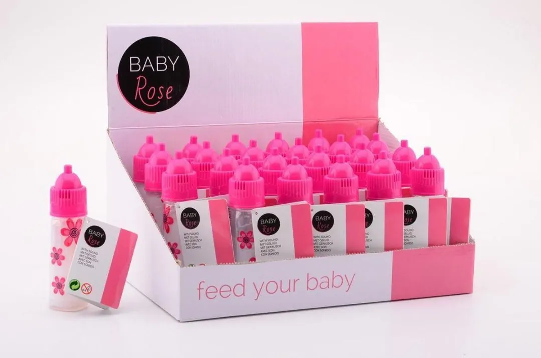 Johntoy Baby Rose Zuigfles 27570 - Babypop