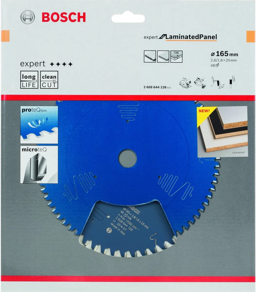 Bosch Expert for Wood Cirkelzaagblad 165mm - 36 Tanden