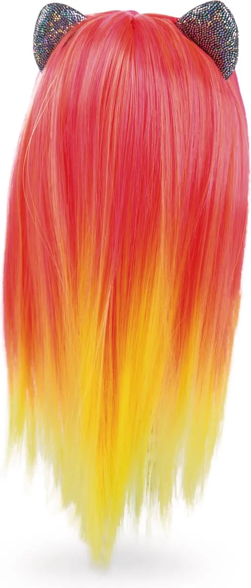 Nici Knuffelpop Pixidoos Piku 20cm - Oranje/Rood