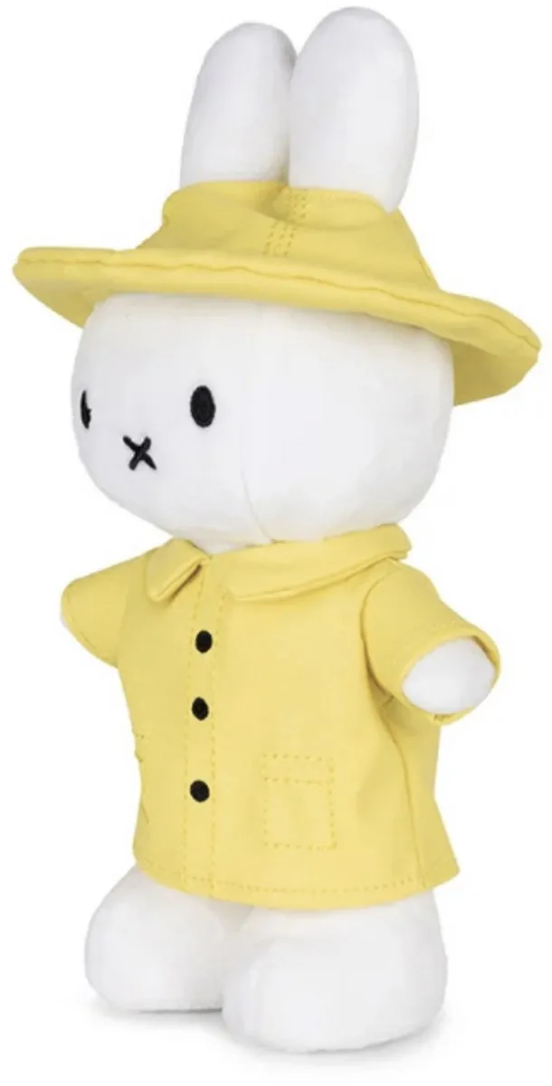 Bon Ton Toys Miffy Knuffel Staand 24cm - Geel Regenpak