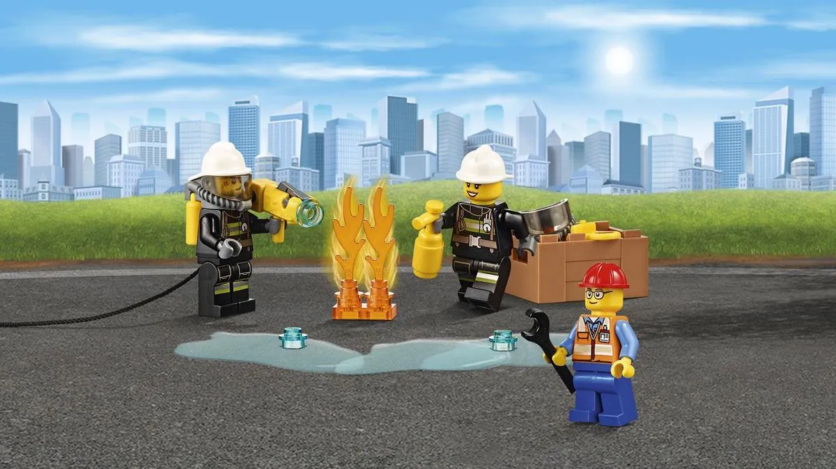 LEGO City Brandweer Hulpvoertuig 60111 - 368 Stukken