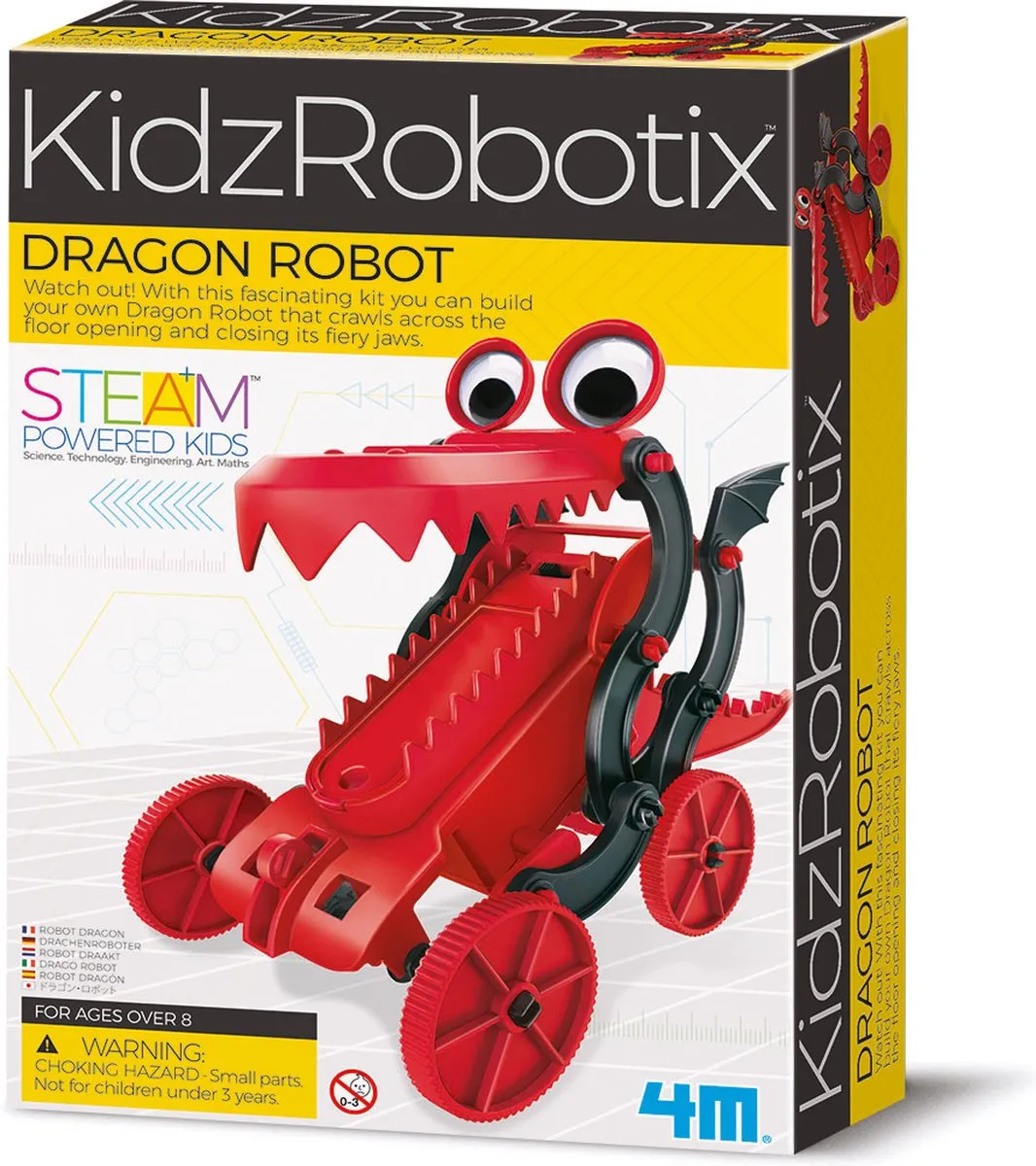 4M - STEAM toys - 4M Fun Mechanics Kit Robot Draak