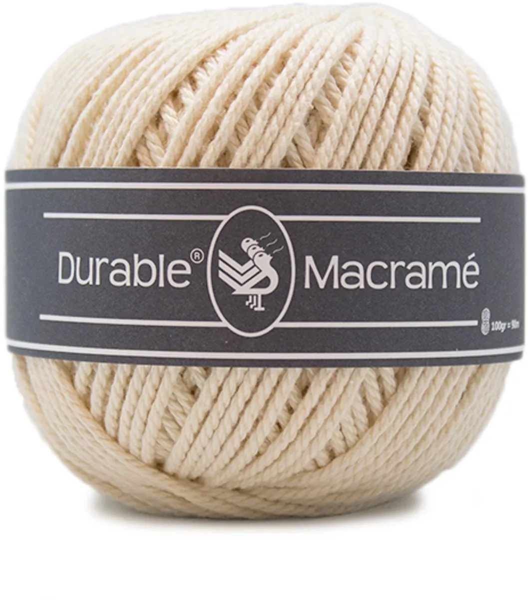Durable Macramé 2172 Cream Katoen Garen