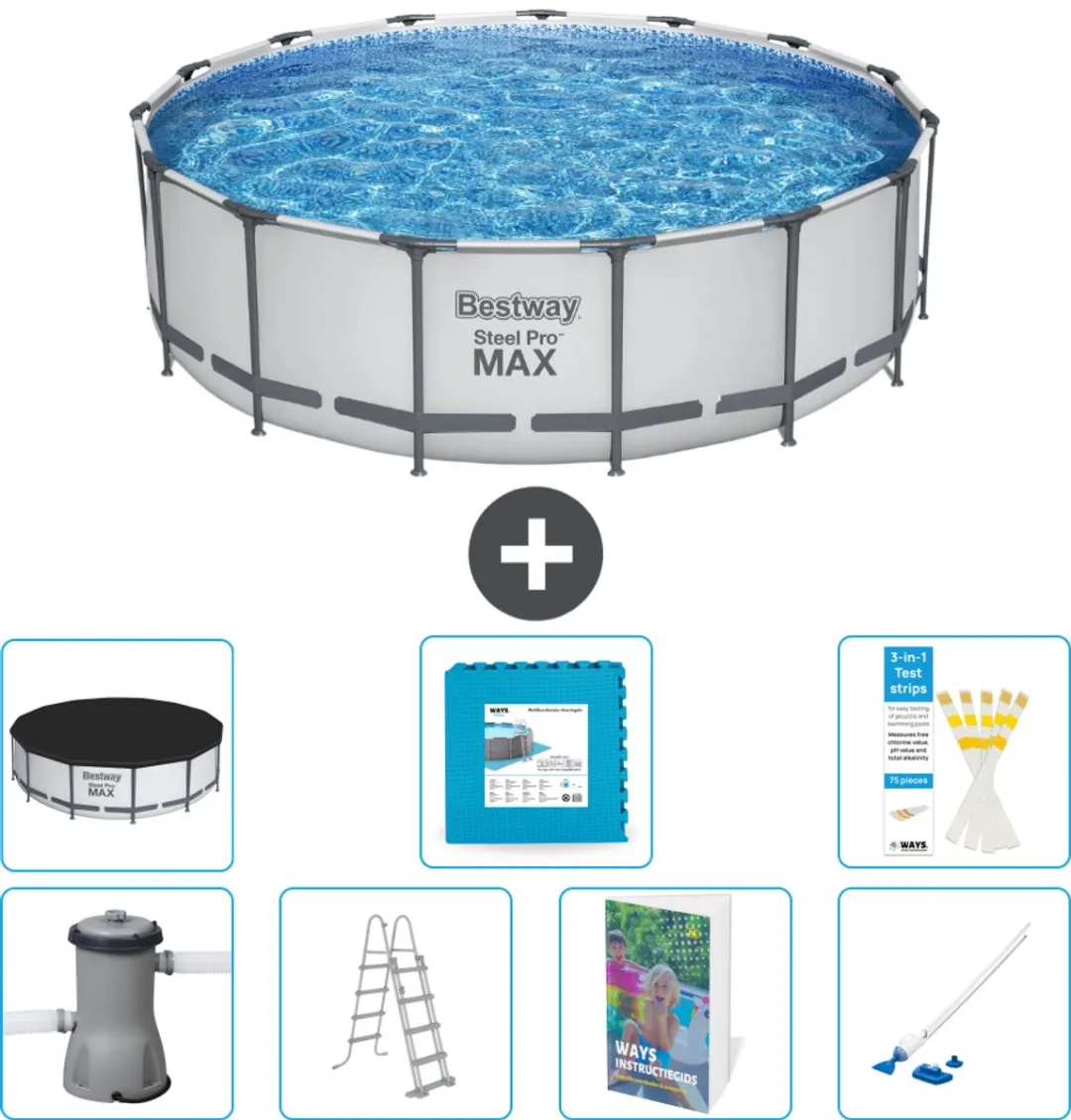 Bestway Steel Pro MAX Zwembad 457x122cm