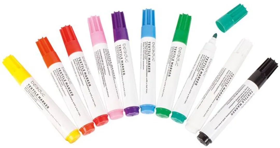 Beleduc Textielstiften Multicolor - 10 Stuks