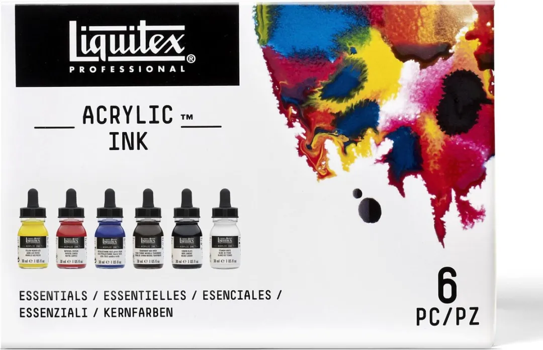 Liquitex Professional Acrylic Ink Set Essentials 6x30ml