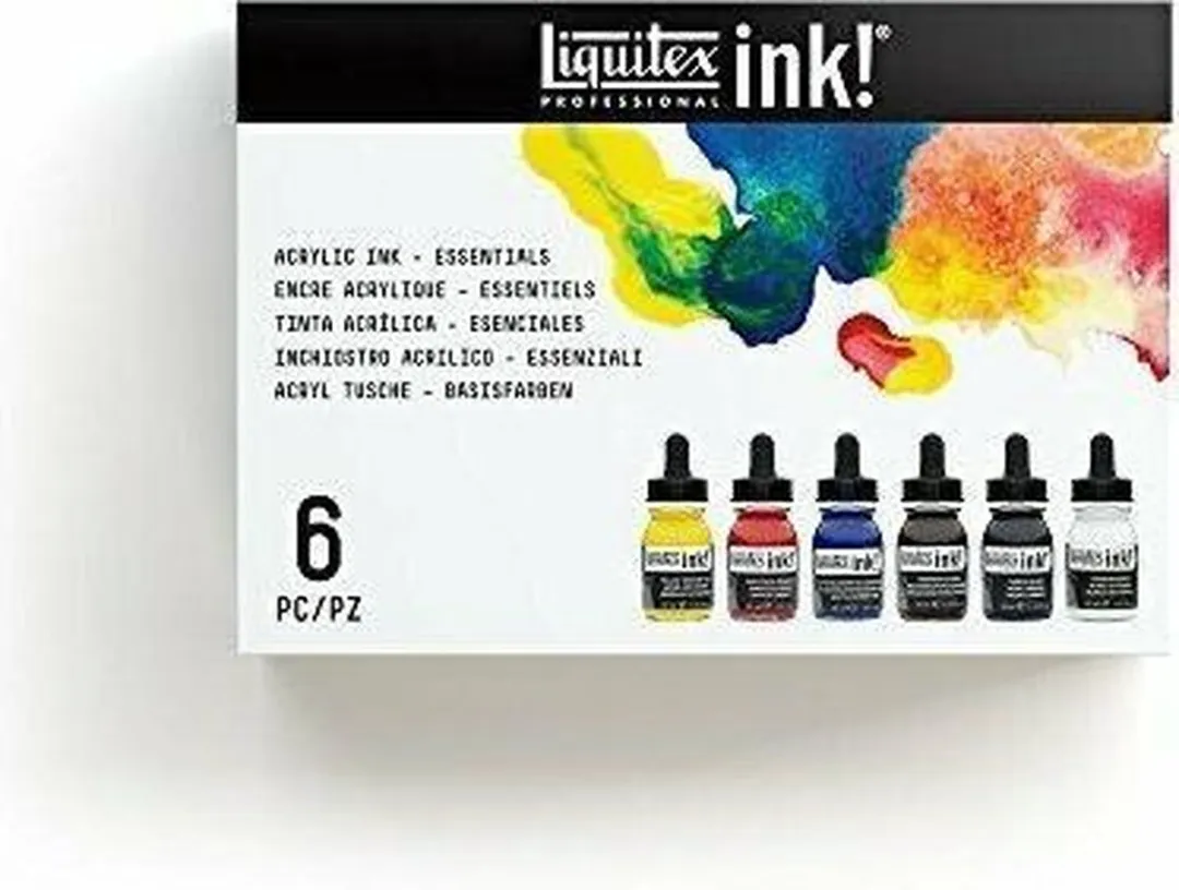 Liquitex Professional Acrylic Ink Set Essentials 6x30ml