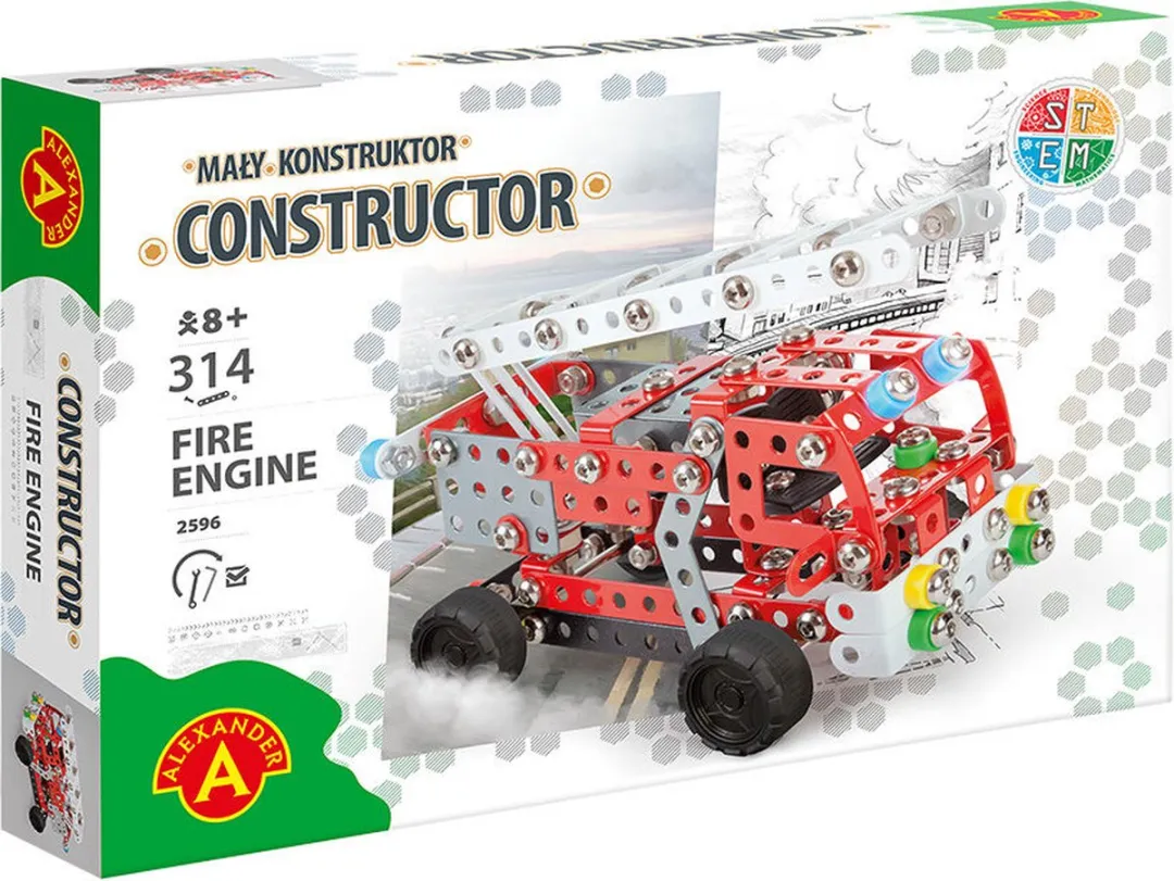 Alexander Toys Constructor Brandweerwagen 2-delig