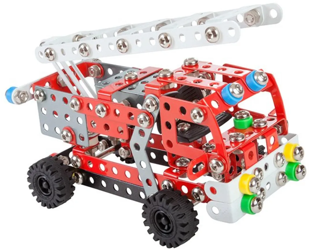Alexander Toys Constructor Brandweerwagen 2-delig - Multicolor
