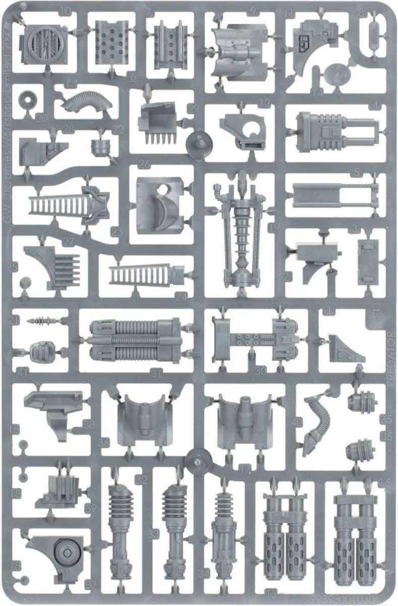 Games Workshop Warhammer Horus Heresy Deimos Pattern Predator - 189 Onderdelen