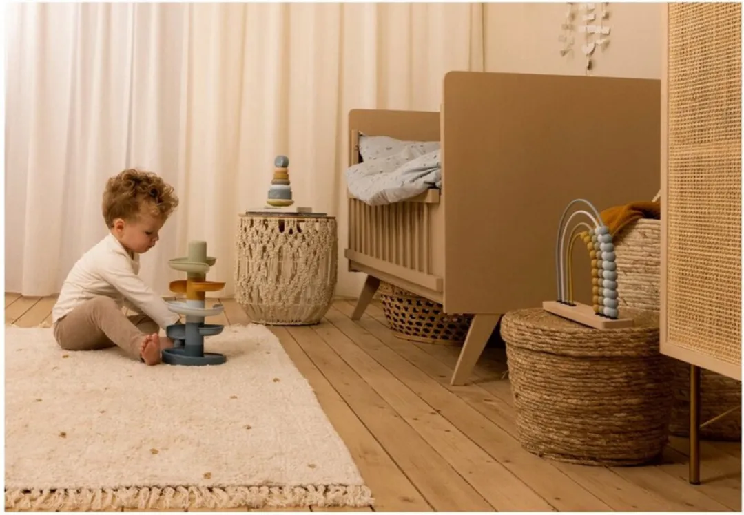 Rubo Toys Little Dutch Spiraaltoren Knikkerbaan - 5 Delen