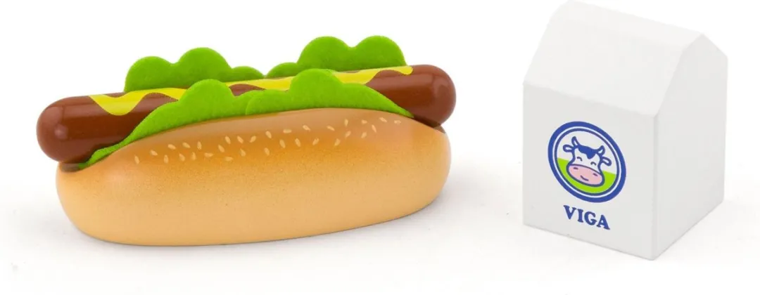 Viga Toys Hotdog Set - Snijfruit Set