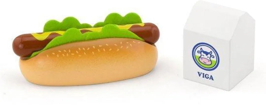 Viga Toys Hotdog Set - Snijfruit Set