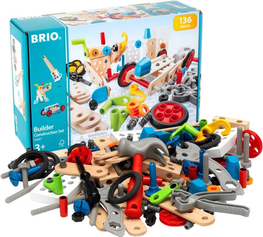 BRIO Builder Constructieset 135 Stuks - Multicolor