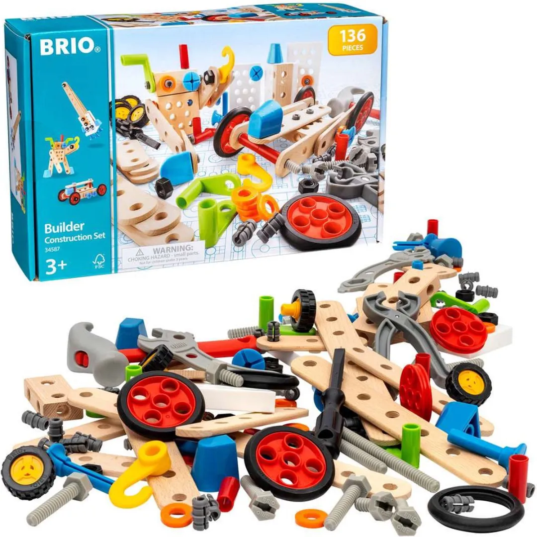 BRIO Builder Constructieset 135 Stuks - Multicolor