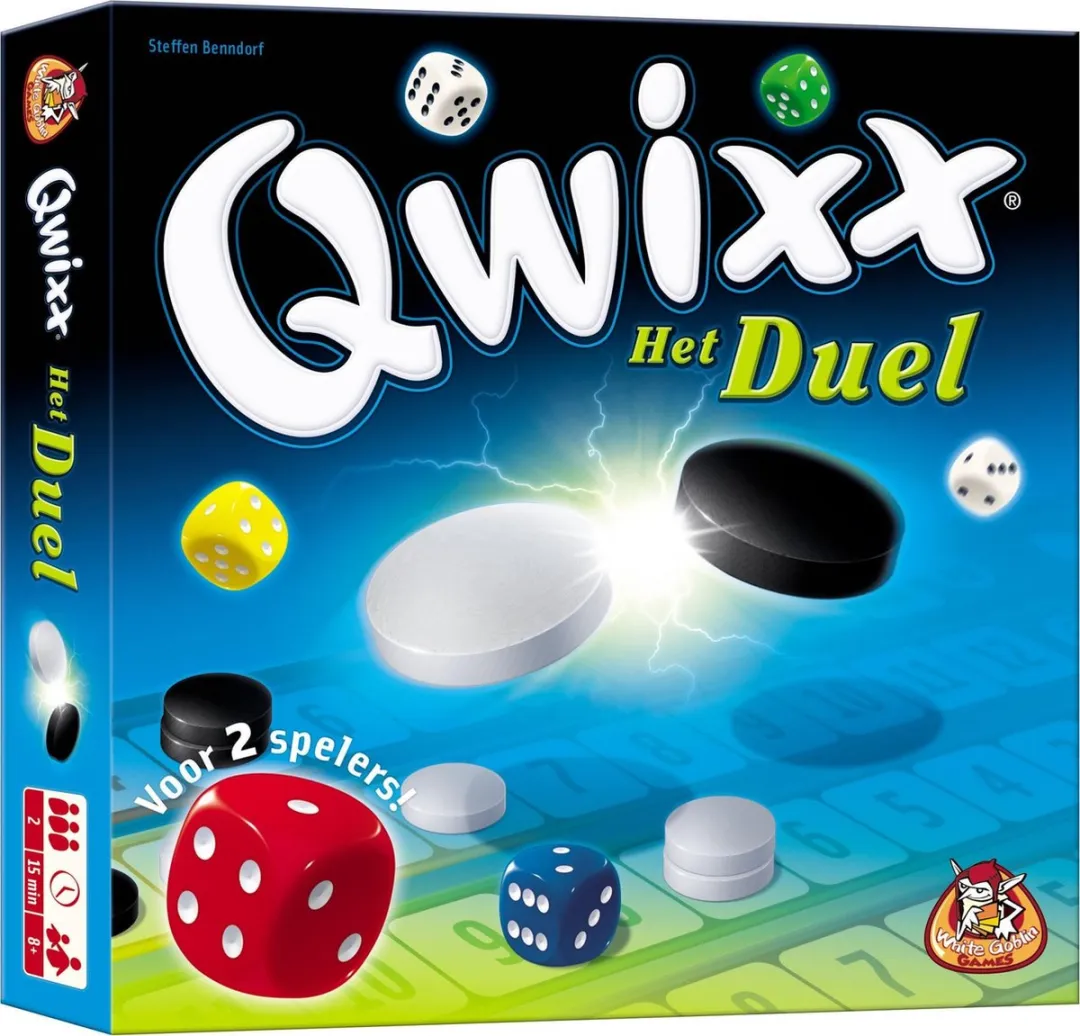 White Goblin Games Qwixx - Het Duel Dobbelspel - 2-5 Spelers - MPN 228466 - Multikleur