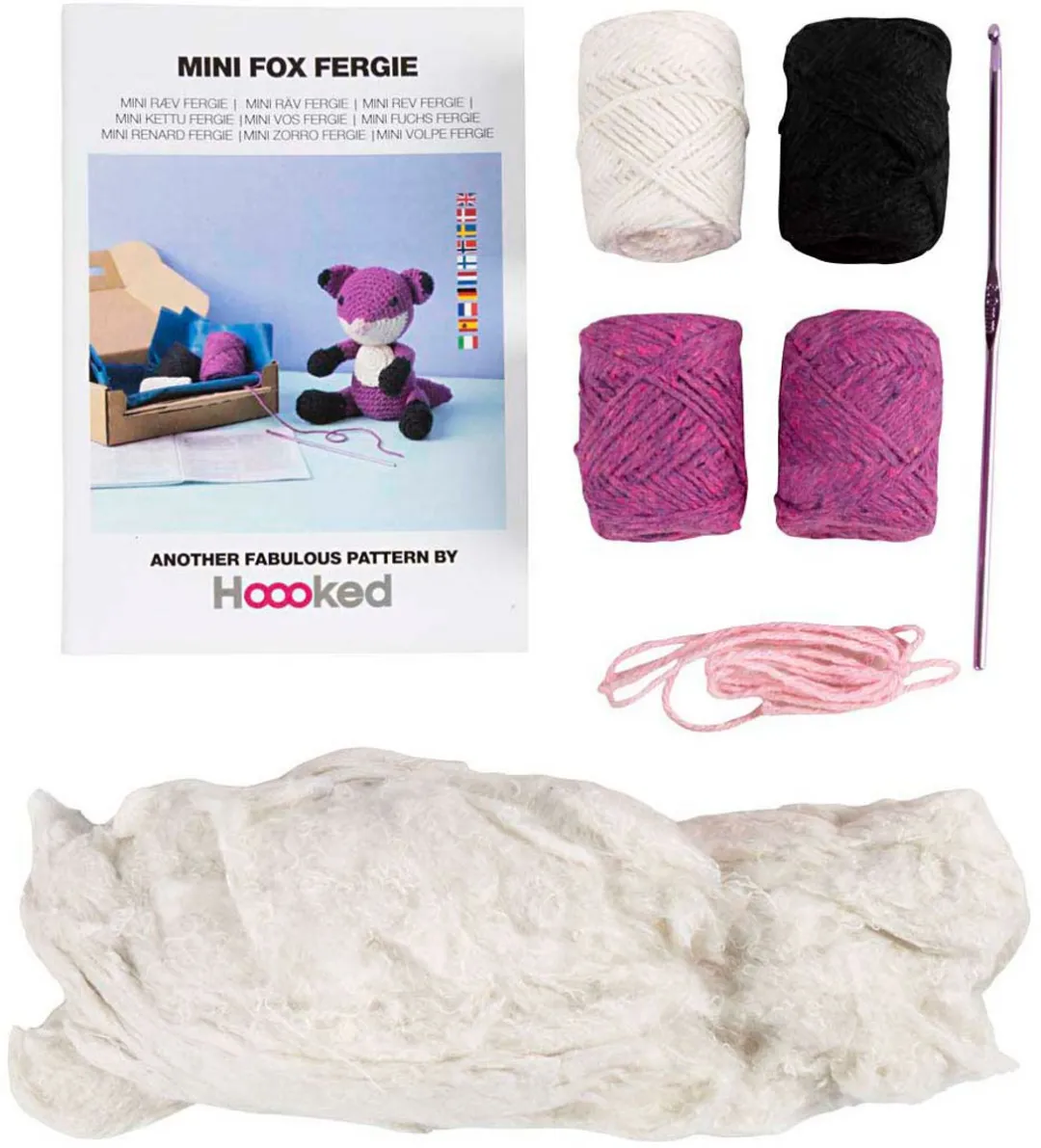 Creativ Company Haakpakket Amigurumi Vos - Zwart