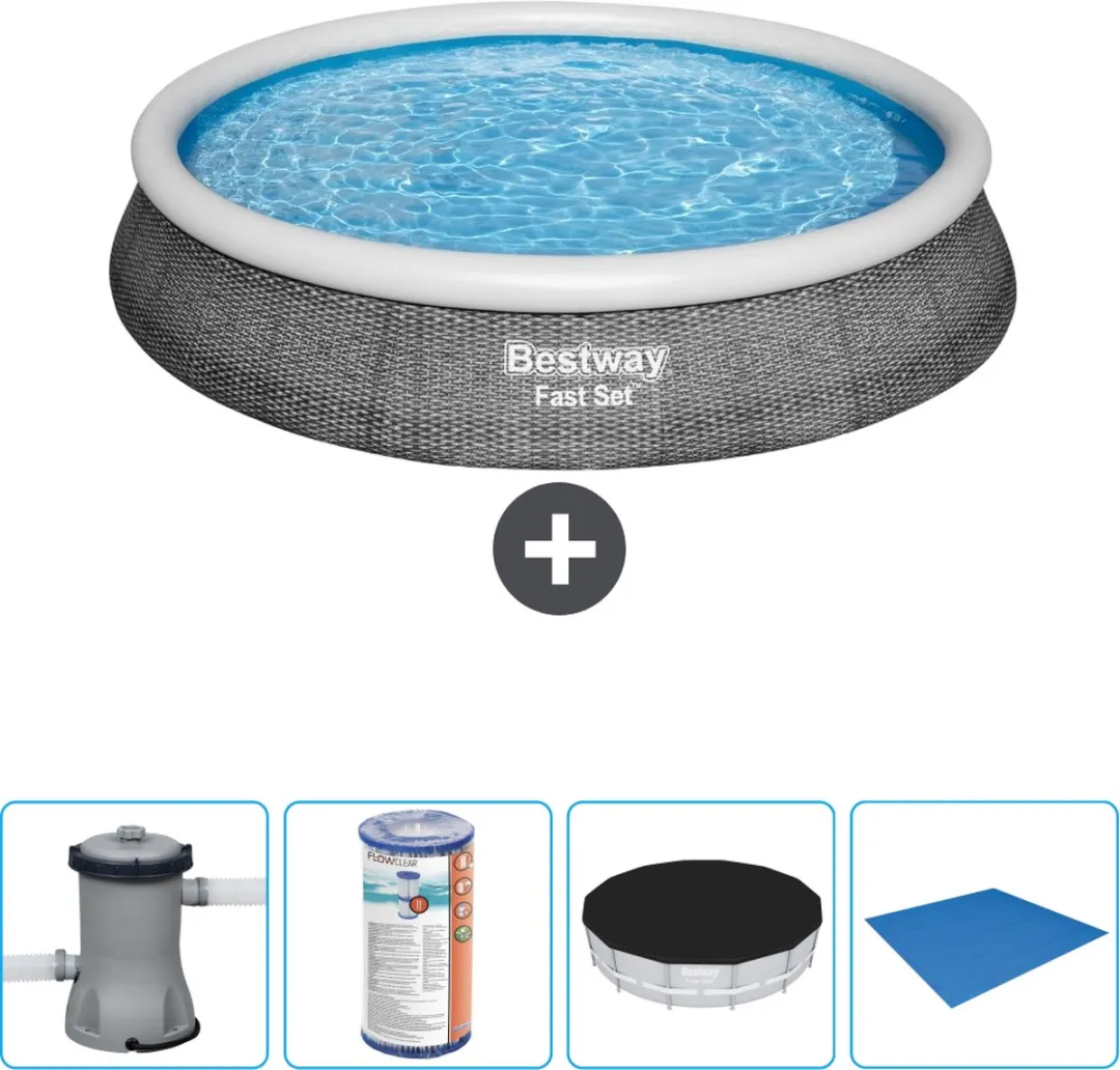 Bestway Fast Set Rond Zwembad 396x84cm