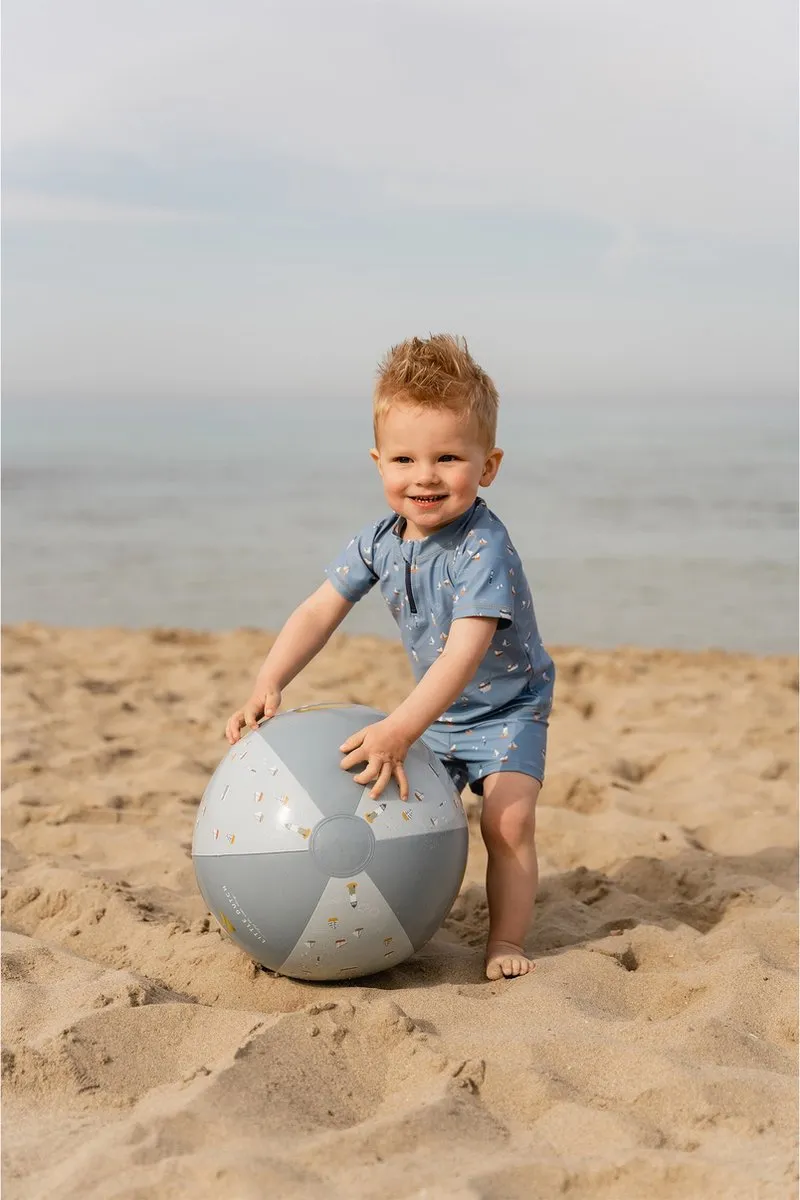 Rubo Toys Little Dutch Strandbal Sailors Bay 50cm - Blauw