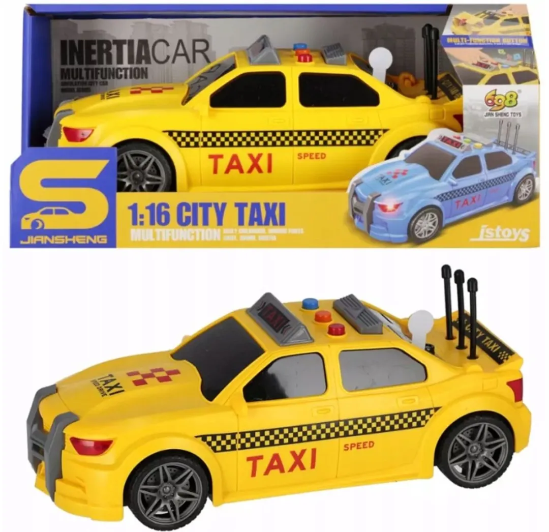698 JIAN SHENG Toys City Taxi Speelgoedauto