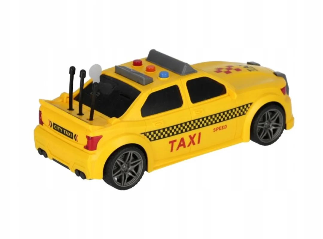 698 JIAN SHENG Toys City Taxi Speelgoedauto - Taxi geel - 3+ jaar