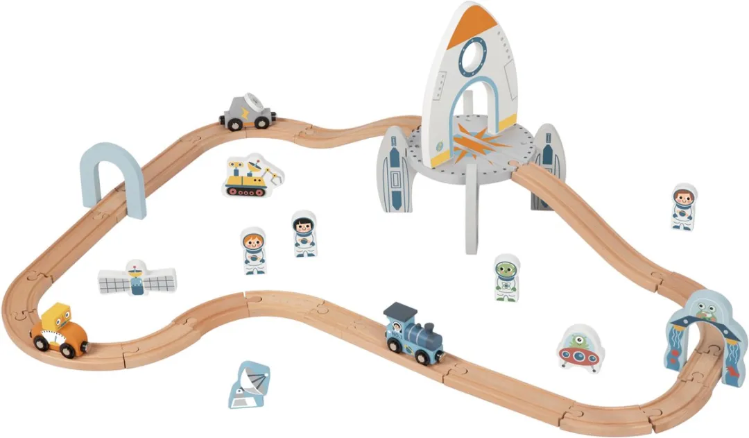 Tooky Toy Treinbaan met Ruimtestation