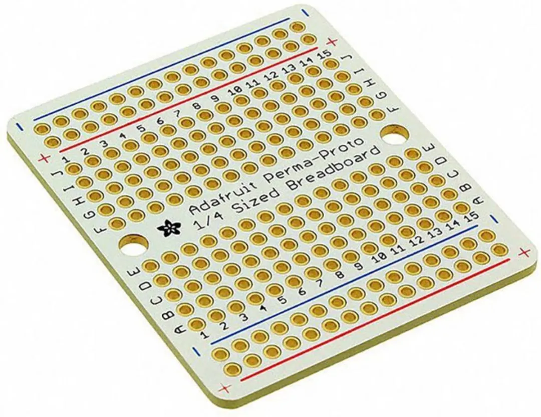 Printplaat (leeg) Perma-Proto Quarter-sized Breadboard PCB – Single Adafruit 1608