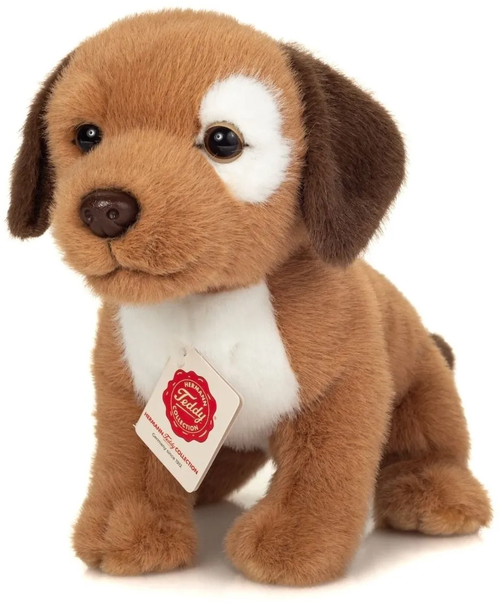 Hermann Teddy Knuffel Hond Puppy Milow 25cm