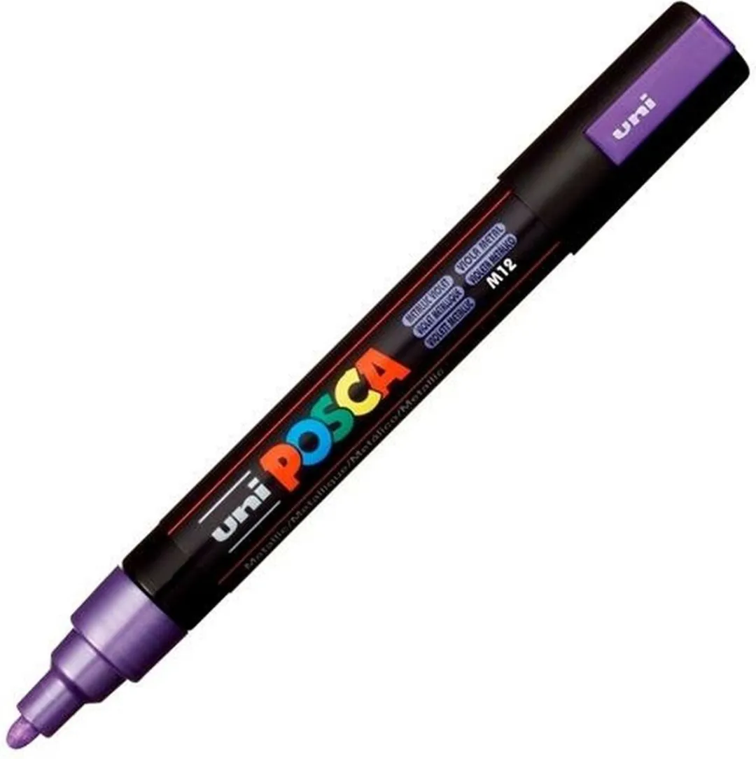 Posca PC-5M Paarse Verfstift - 6 Stuks