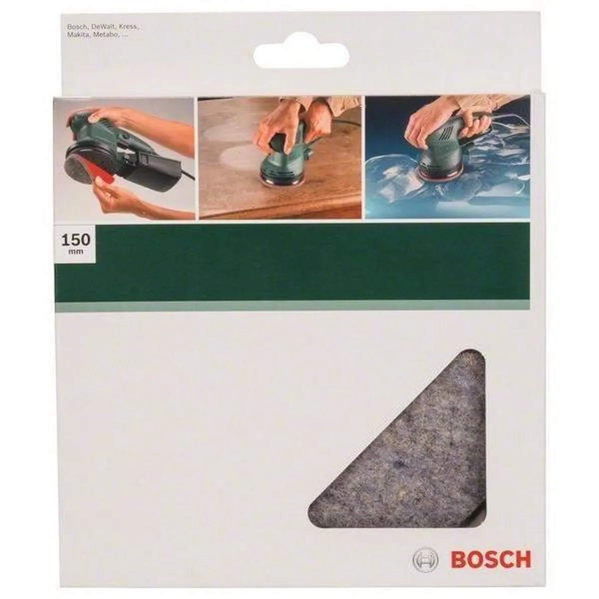 Bosch Polijstvilt 150mm Klit