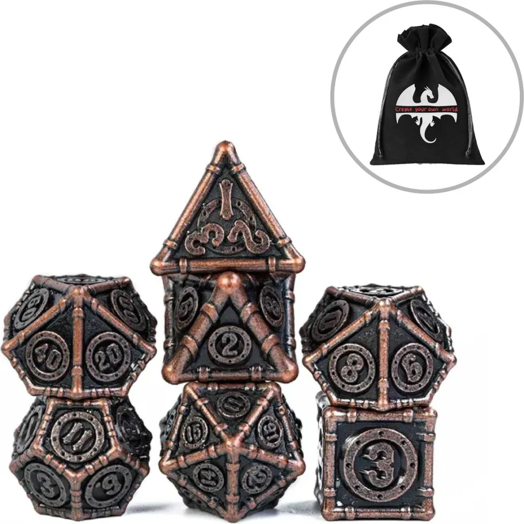Lapi Toys D&D Polydice Metaal Set
