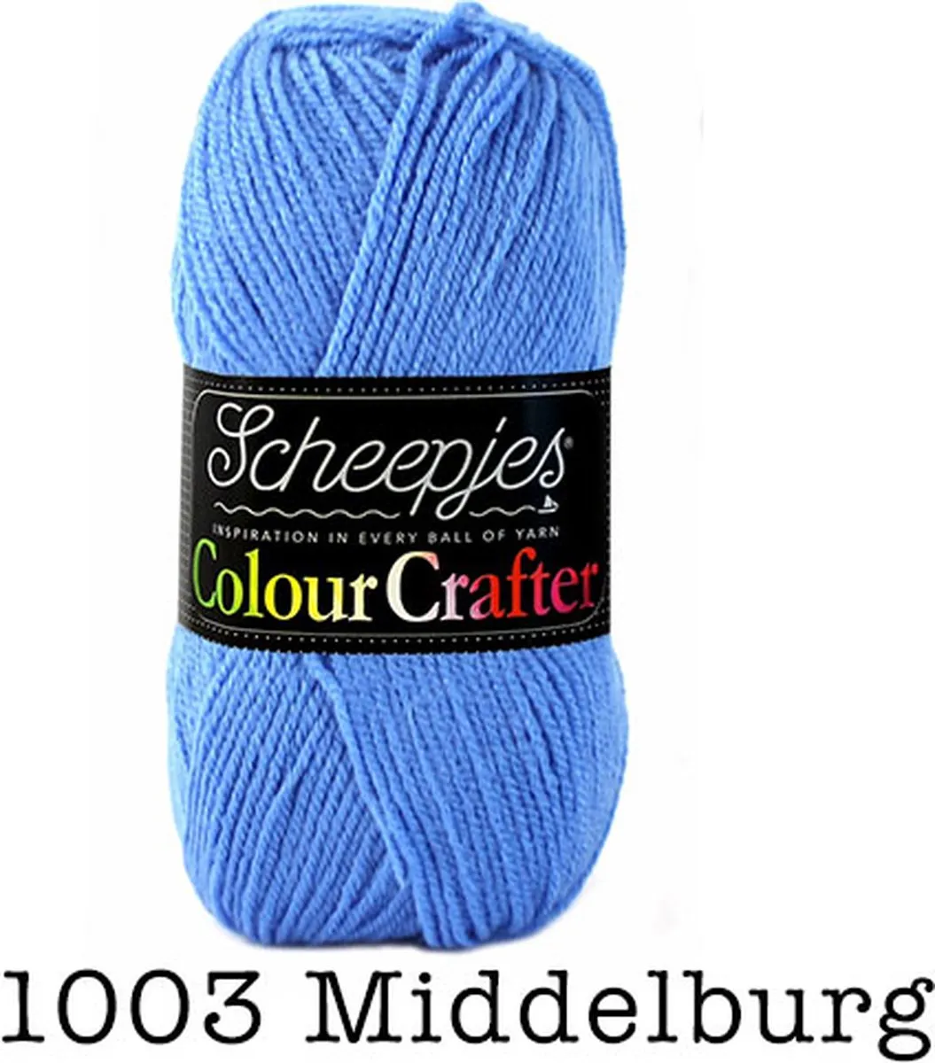 Scheepjes Colour Crafter 100g - Middelburg - Blauw