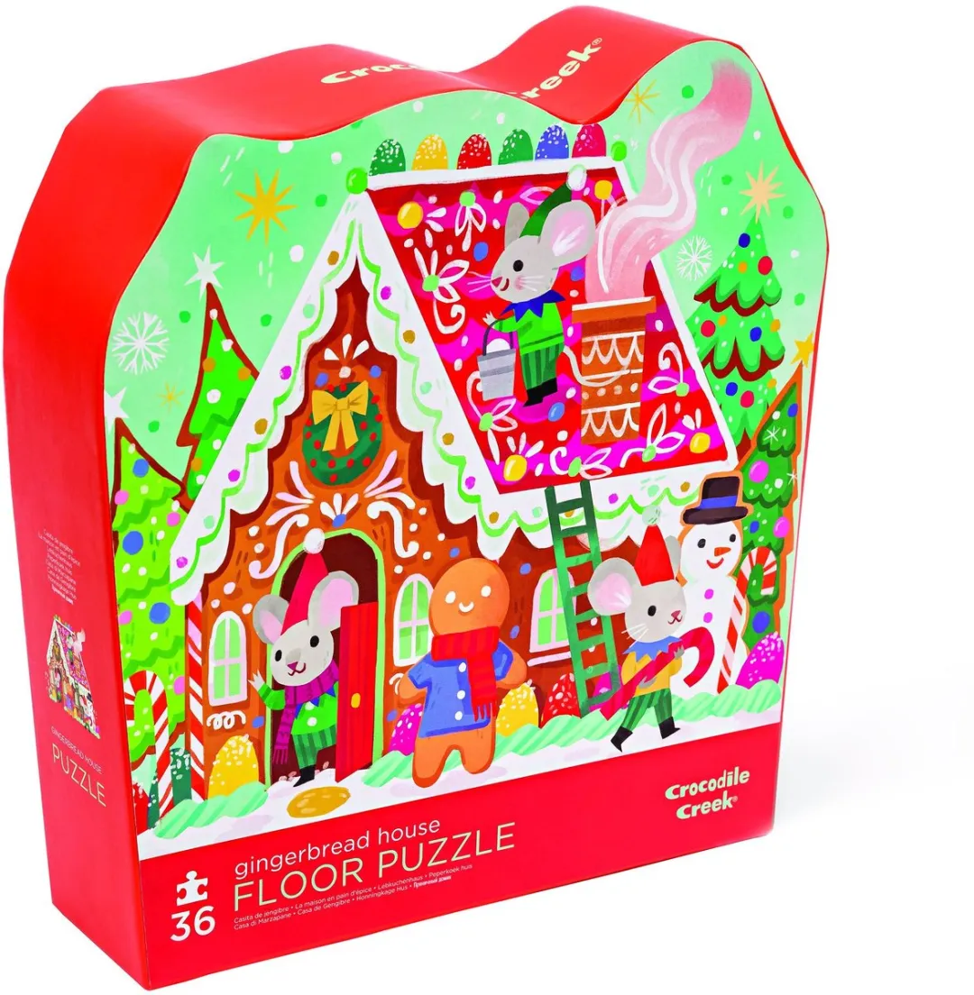 Crocodile Creek Peperkoeken Huisje Puzzel 36 Stuks